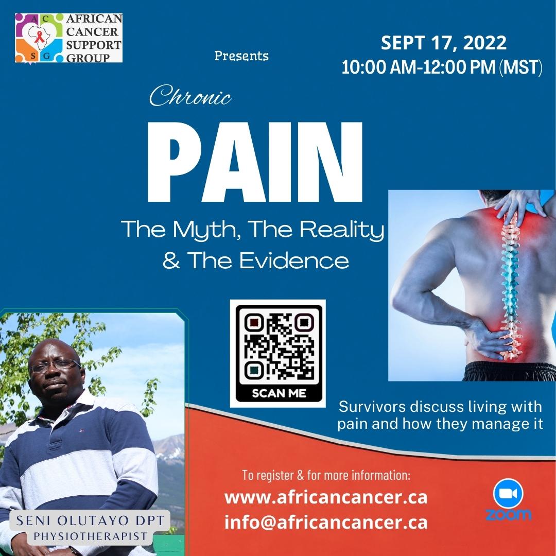 Chronic Pain event flyer